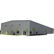 China low cost long span galvanized modern prefab steel structure factory workshop building